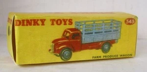 Repro Box Dinky Nr.343 Farm Product Wagon - Imagen 1 de 2