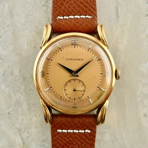 C.1947 Vintage Longines Calatrava watch ref. 5511 cal.23M in 14k rose gold - Bild 1 von 12