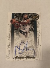 2000 Press Pass SE Autographs #4 Mateen Cleaves Auto