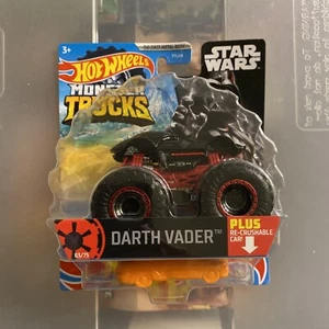 2019 Hot Wheels Monster Trucks Star Wars Darth Vader 1/64 Scale (NIB) - Picture 1 of 2