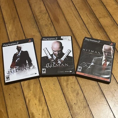 Hitman 3 Video Games Bundle Hitman: Blood Money (Sony PlayStation 2, 2006) CIB - Image 1 of 4