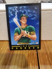 1991 FLEER#6 of 12 PRO-VISIONS JOSE CANSECO Oakland Athletics Mint Pre Owned 