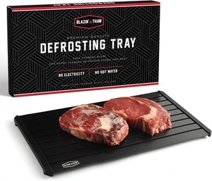Defrosting Tray for Frozen Meat | 16" Family-Size | Aluminium Plate for Thawing - Picture 1 of 12