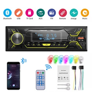 Autoradio mit Bluetooth MP5 Spieler FM Freisprecheinrichtung USB TF SD AUX 1 DIN - Bild 1 von 14