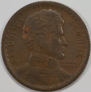 1942 Chile 1 Peso - Picture 1 of 2