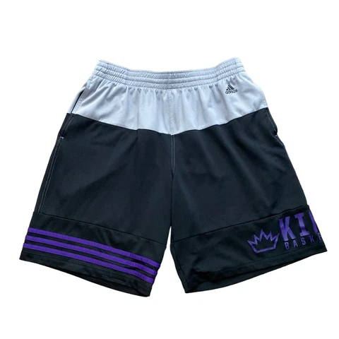 Adidas Sacramento Kings Authentic Basketball Shorts Men's Size L - Large Cover