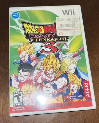 Dragon Ball Z Budokai Tenkaichi 3 (Wii, 2007)  No Bonus Disc. Play Tested - Image 1 of 2