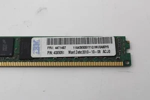 IBM 43X5051 Lot of 2 44T1497 2GB PC3-10600 1333MHZ ECC DDR3 SDRAM SERVER MEMORY - Picture 1 of 5