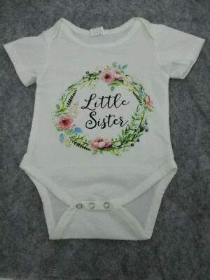Body Blanco Hermanita Bebé Niñas 18m 80cm Hermandad Jardín Fotografía Foto 1 de 4