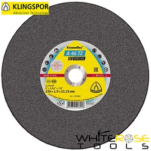 Klingspor Cutting Slitting Disc 230mm x 1.9mm Cut Off Inox A46TZ Stainless Steel - Picture 1 of 1