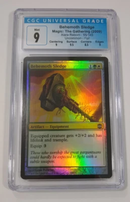 FOIL Behemoth Sledge Alara Reborn CGC 9 Graded MTG Magic the Gathering - Image 1 of 4