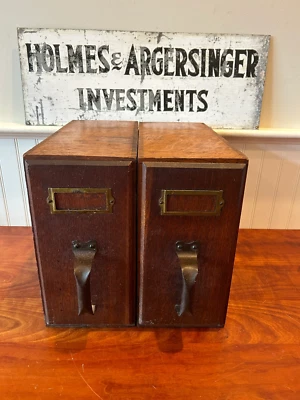 Шкаф для библиотечных карточек каталогов - Изображение 1 из 4