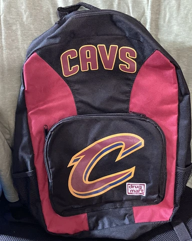 Cleveland Cavaliers Cavs Backpack Wine and Gold NBA BASKETBALL Drug Mart SGA Cover