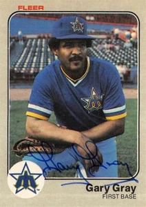 Gary Gray autographed Baseball Card (Seattle Mariners, 67) 1983 Fleer #480 - Picture 1 of 1