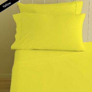 Duvet Cover Set 1000 Thread Count Egyptian Cotton All Solid Color & Bedding Size