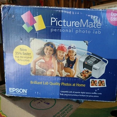Epson PictureMate Personal Photo Lab Inkjet Printer Express Ed not tested,powers - Image 1 of 4
