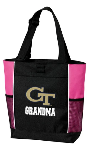 Yellow Jackets Grandma Tote Bag Georgia Tech Grandma for BEACH SHOPPING GROCERIE Cover
