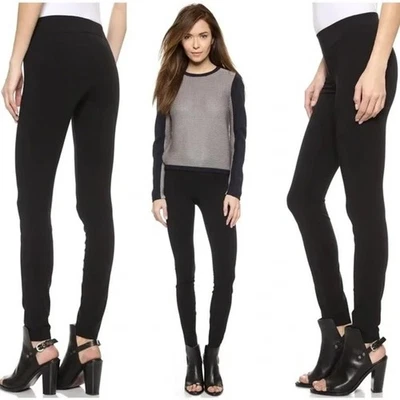 Helmut Lang Leggings S Reflex Skinny Pull On Pants Viscose Minimalist USA Made - Image 1 of 4