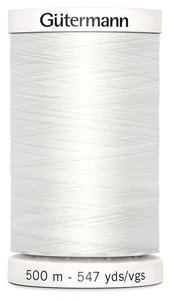 Gutermann 501-20 Sew-All Thread 547yd-Nu White (5Pk) - Picture 1 of 1