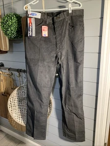 Pantalones de mezclilla vaqueros vintage de pana Wrangler negros 36x35 rectos EE. UU. AÑOS 70 - Imagen 1 de 11