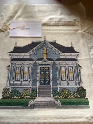 rare~Finished Debbie Patrick  Nancy Spruance The Blue Victorian - Image 1 of 2