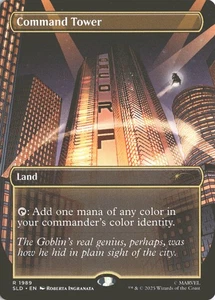 MTG Command Tower (1989) *sin papel* Guarida secreta: Spider-Man MT/casi nuevo envío gratuito - Imagen 1 de 2