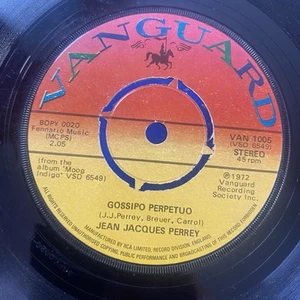 Jean Jacques Perrey – Gossipo Perpetuo 7” Vinyl Single - Picture 1 of 2