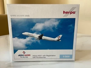 Herpa Wings Aero Lloyd Airbus A-321 Maßstab 1:500 Modell - Bild 1 von 1