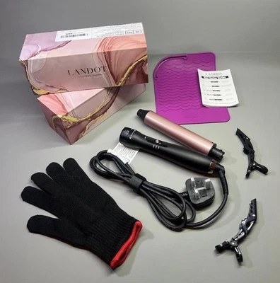 Hair Curling Iron Wand Tongs 32mm Detachable Long Ceramic Barrel Travel Curler - Image 1 of 4