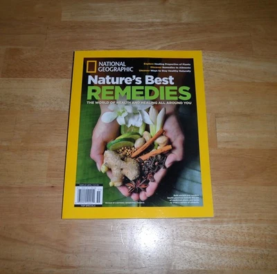National Geographic Nature's Best Remedies Magazine 2025 *NEW* Foto 1 de 3