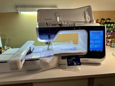 BROTHER INNOVIS VM5200 ESSENCE SEWING QUILTING + EMBROIDERY MACHINE- 8 X 12 HOOP - Image 1 of 4
