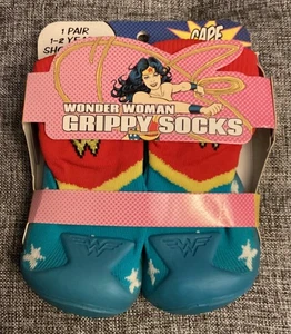 Toddlers Wonder Women Grippy Socks Sz.5 - Picture 1 of 2