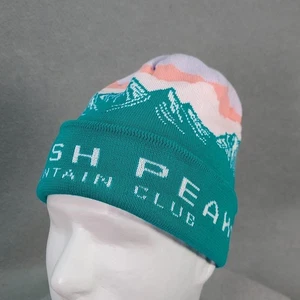 Gorro tejido Spanish Peaks con puños toque club de montaña Big Sky Montana esquí SP - Imagen 1 de 22