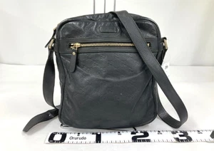 Bolso Bandolera Gucci Guccissima Hombre Cuero Negro 201448 - Imagen 1 de 24