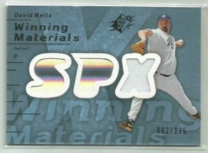 2007 Upper Deck SPx Winning Materials Blue #WMWE David Wells SD Padres #d 82/175 - Bild 1 von 1