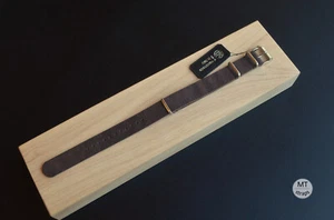 19 mm Cinturino pelle artigianale MTstraps Italy Handmade Straps Vintage leather - Picture 1 of 11