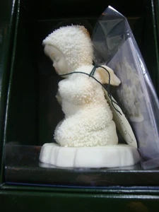 NUOVO Neve Babies porcellana bianca statuina bambino posizione preghiera ali decorazione scatola - Foto 1 di 8