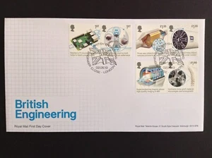 Juego de ingeniería británica GB 2019 en cubierta de primer día sin dirección - cierre de ingeniero - Imagen 1 de 1