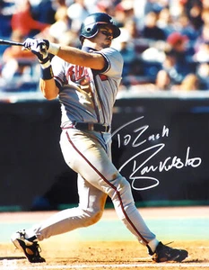 Ryan Klesko Autographed Signed 16x20 Photo Atlanta Braves "To Zach" SKU #214193 - Picture 1 of 2