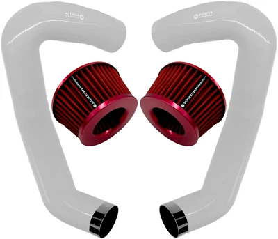 air intake for BMW M5 M6 F10 S63 front mount - WHITE V2 RDAF - Imagem 1 de 4