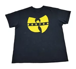 Camisa Wu-Tang Clan Boston Para Hombres Extra Grande Gira de Conciertos Rap Hip-Hop MA Adulto A33 - Imagen 1 de 10