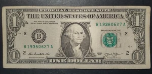 2013 $1 Bill Fancy Birthday Note - June 27th, 1936 - Picture 1 of 2