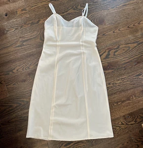 VTG Wonder Maid L & T Pink Peach Nylon Non Cling Slip Nightgown Union USA Sz 34 - Picture 1 of 14