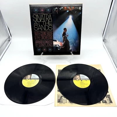 Frank Sinatra At The Sands Vinyl 2 Album 1966 Reprise Records 2F 1019 Mono Gate - Image 1 of 4