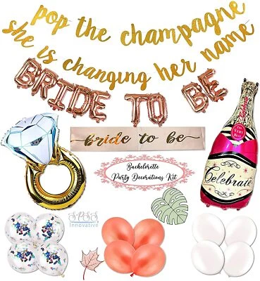 Girl Bachelorette Party Decorations Bride to Be Bridal Shower by SPSS INNOVATIVE - Image 1 of 4