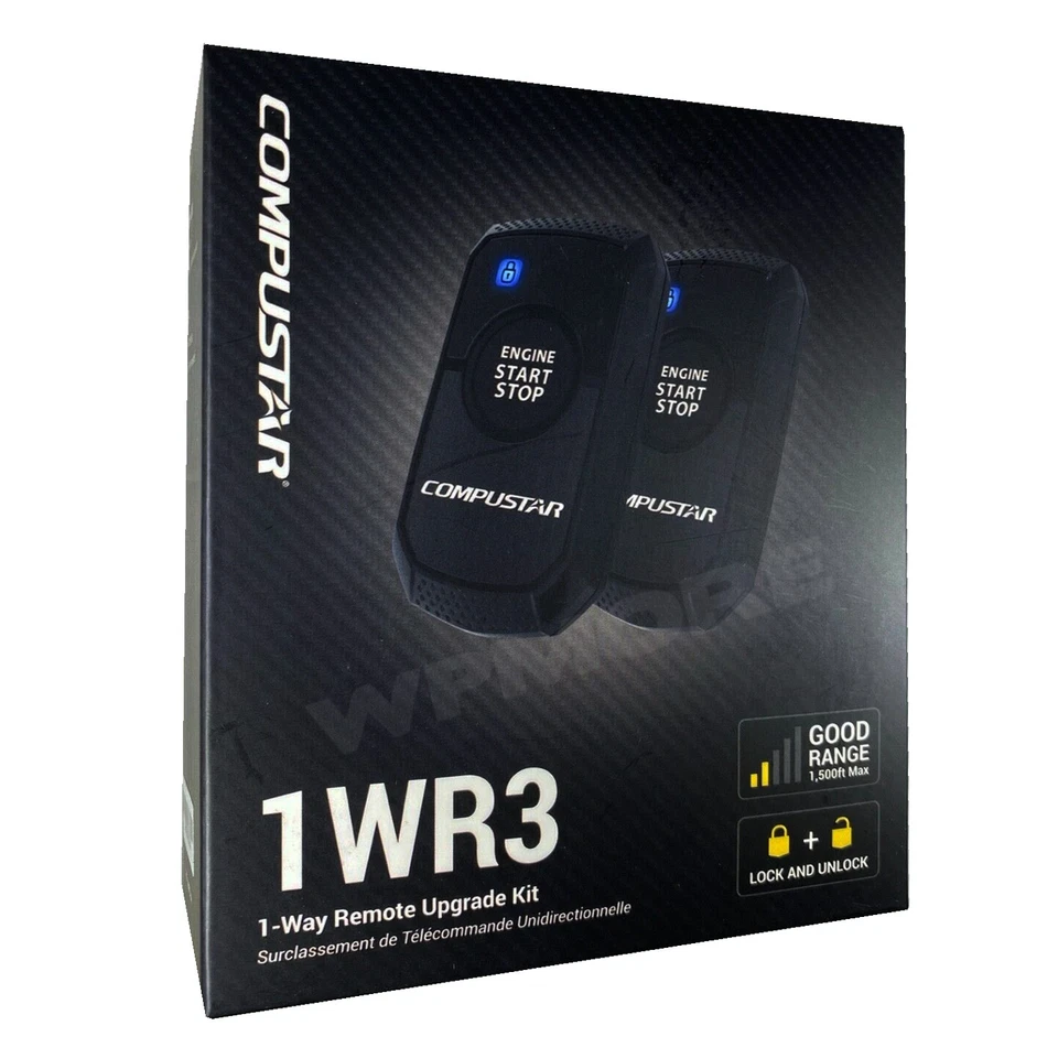 Compustar Prime RF-1WR3-AP 1-Way 1500-FT Remote Upgrade Kit - New Design Case - Image 1 of 2