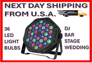 36 PAR LED MULTI-FUNCTION COMPACT LIGHT with Remote Control for Wedding DJ Stage - Picture 1 of 11