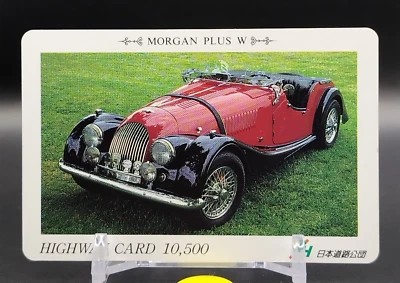 MORGAN PLUS W Classic Car Highway Card Karten Japan Japanese Vintage Retro Ra... - Bild 1 von 4