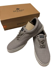 Sperry Top-Sider Halyard CVO grau Freizeit Canvas Boot Turnschuhe Herren 13 - Bild 1 von 9