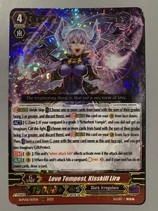CARDFIGHT VANGUARD LOVE TEMPEST KISSKILL LIRA (DARK IRREGULARS) D-PV01/017EN RRR - Picture 1 of 6
